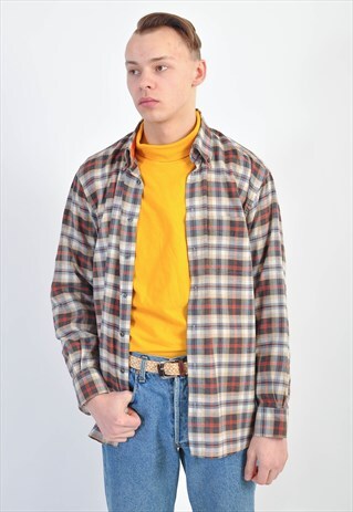 VINTAGE 90'S CHECKED SHIRT