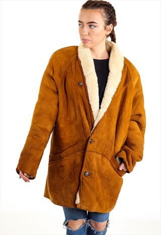 VINTAGE SHERPA SUEDE JACKET J2752