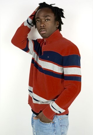 VINTAGE 90'S TOMMY HILFIGER PULLOVER SWEATSHIRT