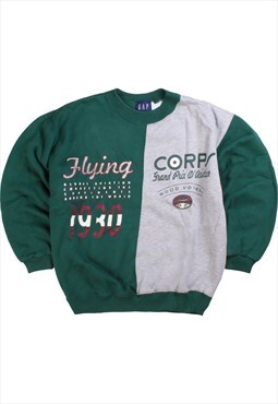 Vintage  Gap Sweatshirt Flying Corps Crewneck Green XLarge