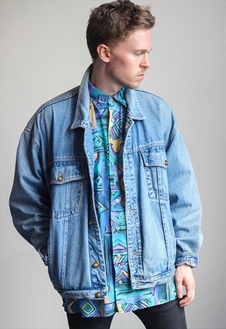 VINTAGE OVERSIZED DENIM JACKET