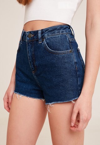 HIGH WAISTED DENIM SHORTS