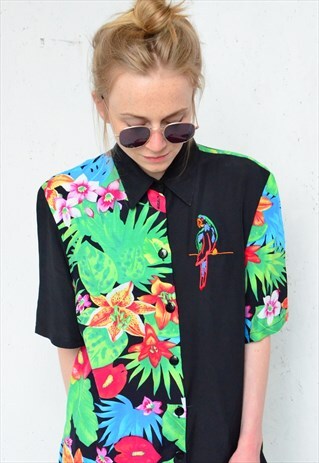 80S VINTAGE COLOURFUL SHIRT
