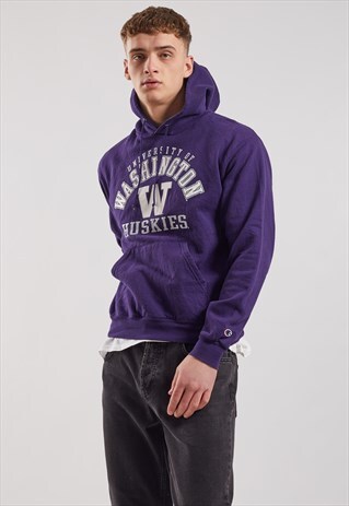 VINTAGE CHAMPION WASHINGTON UNIVERSITY HOODIE