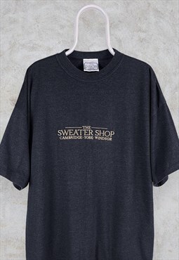 Vintage The Sweater Shop T Shirt Grey XL