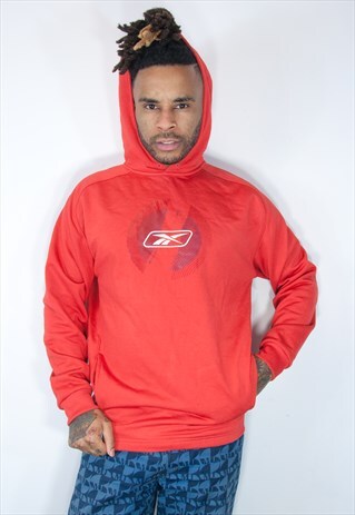 VINTAGE REEBOK HOODIE RED