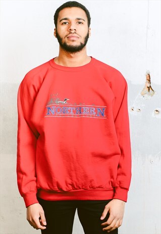VINTAGE DUCK PRINT SWEATSHIRT