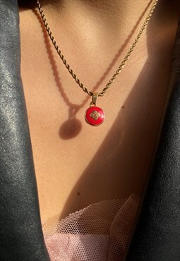 Authentic Louis Vuitton Pastilles Pendant- Reworked Necklace