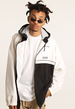 VINTAGE REEBOK EMBROIDERED SPELLOUT FESTIVAL JACKET