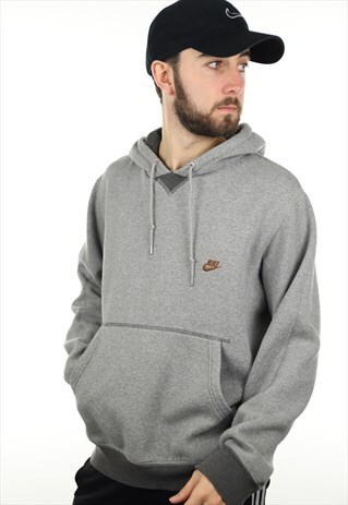 VINTAGE NIKE HOODIE GREY