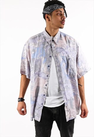 VINTAGE PATTERN SHIRT PSAW173D