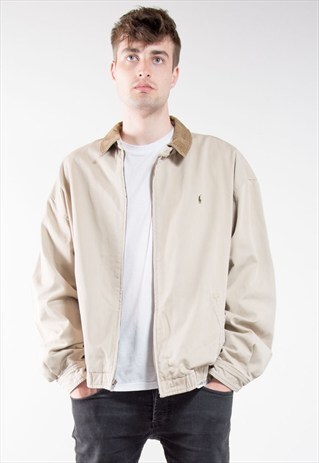 RALPH LAUREN BOMBER JACKET CORD COLLAR