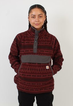 Women's Carhartt Aztec Kangaroo Pocket Pullover Fleece