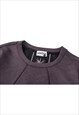 UTILITY SWEATSHIRT VELVET FEEL JUMPER GRUNGE GORPCORE TOP 
