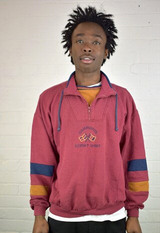 VINTAGE 90'S 1/4 ZIP SWEATSHIRT