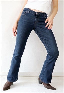 Miss Sixty Y2K Low Rise Bootcut Jeans Vintage Denim Flares