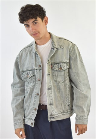 VINTAGE 90S GREY LEVI'S DENIM JACKET