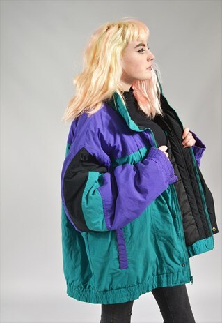 VINTAGE MULTICOLOURED SKI JACKET