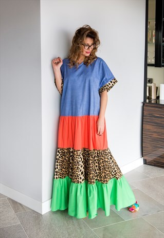 PLUS SIZE MAXI DRESS/BOHO MAXI DRESS/MAXI DRESS BOHO/DRESS