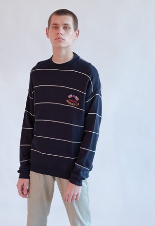 VINTAGE 80S FUNKY MARINE JUMPER