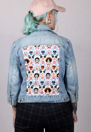 REWORKED DISNEY COCO VINTAGE DENIM JACKET