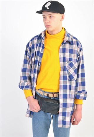 VINTAGE 90'S CHECKED SHIRT
