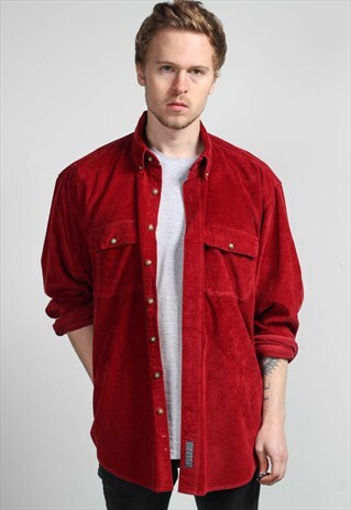 VINTAGE OVERSIZED CORDUROY SHIRT