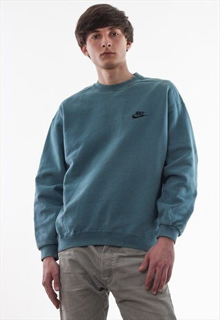 VINTAGE NIKE CREW NECK 90S GREEN