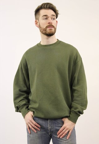 VINTAGE 1990S GREEN SWEATER