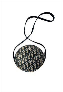 Christian Dior Crossbody Shoulder Bag Monogram Oblique Logo 