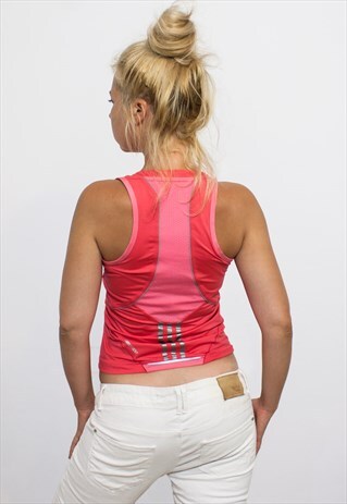 FITNESS CLIMACOOL ADIDAS HALTERNECK TOP/BRA PINK