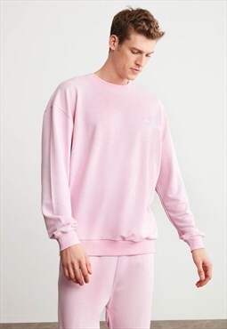 Comfort Fit Fitted Daily Co-ord in Pink