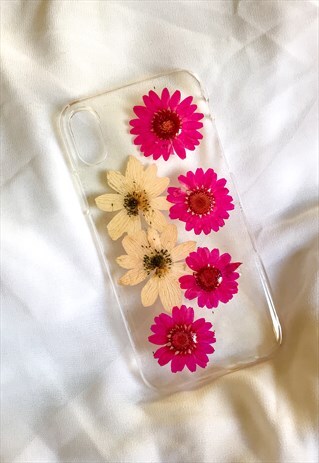 IPHONE X/ XS PRESSED FLOWER PHONE CASE/ PRESSED FLOWER COVER