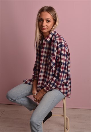 CHECK FLANNEL SHIRT GRS608
