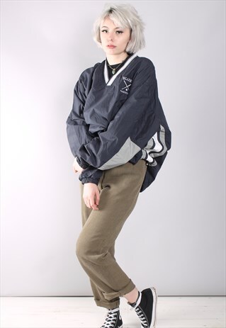 VINTAGE AMERICAN FOOTBALL WINDBREAKER SWEATSHIRT
