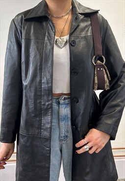 Vintage Leather Jacket -M