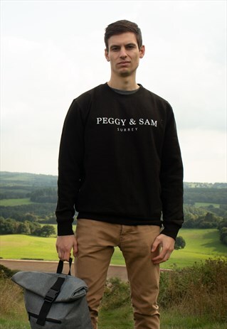 PEGGY & SAM SWEATSHIRT BLACK