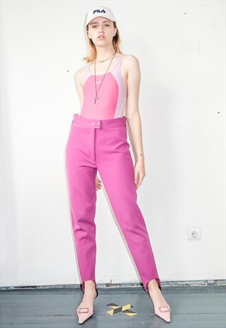 VINTAGE HOT PINK SPORTY PANTS