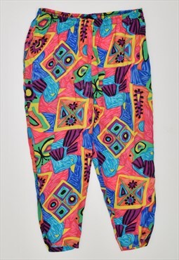 Vintage 90's Tracksuit Trousers Crazy print Multi