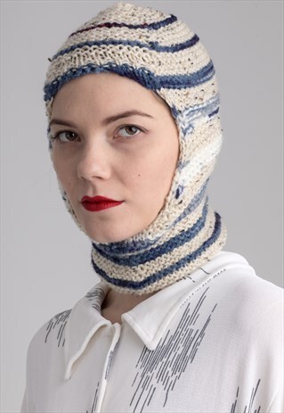 HAND MADE WOOL MULTICOLORED BALACLAVA