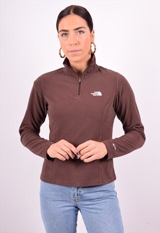 THE NORTH FACE WOMENS VINTAGE FLEECE JUMPER MEDIUM 90'S