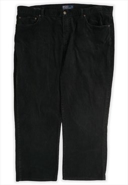 Vintage Polo Ralph Lauren Black Corduroy Trousers Mens