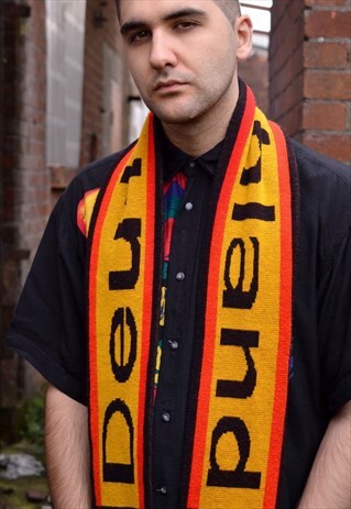 VINTAGE GERMANY FOOTBALL SCARF