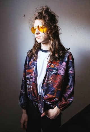 VINTAGE ABSTRACT PATTERNED SHIRT