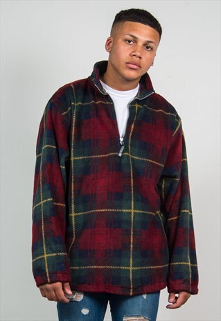 QUARTER ZIP FLEECE JACKET