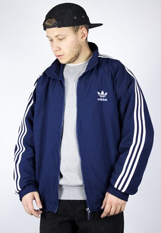 VINTAGE ADIDAS ORIGINALS TRACKSUIT STRIPES JACKET