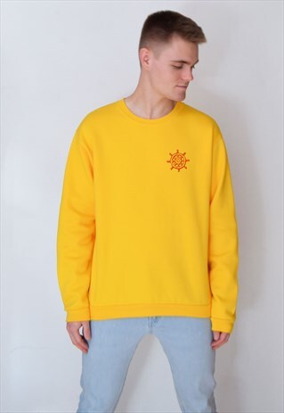 YELLOW WHEEL (RED) SWEATSHIRT