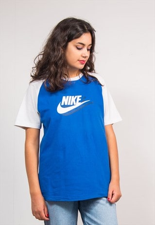 VINTAGE 90'S BLUE NIKE T-SHIRT
