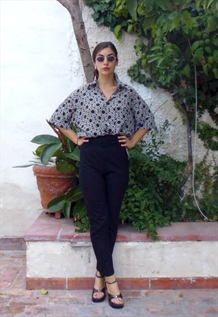 VINTAGE NOUVELLE VAGUE WOOL TROUSERS