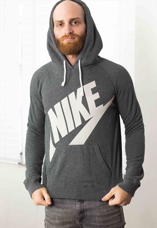 VINTAGE NIKE HOODIE SWEATSHIRT LOGO 90S S 16.7